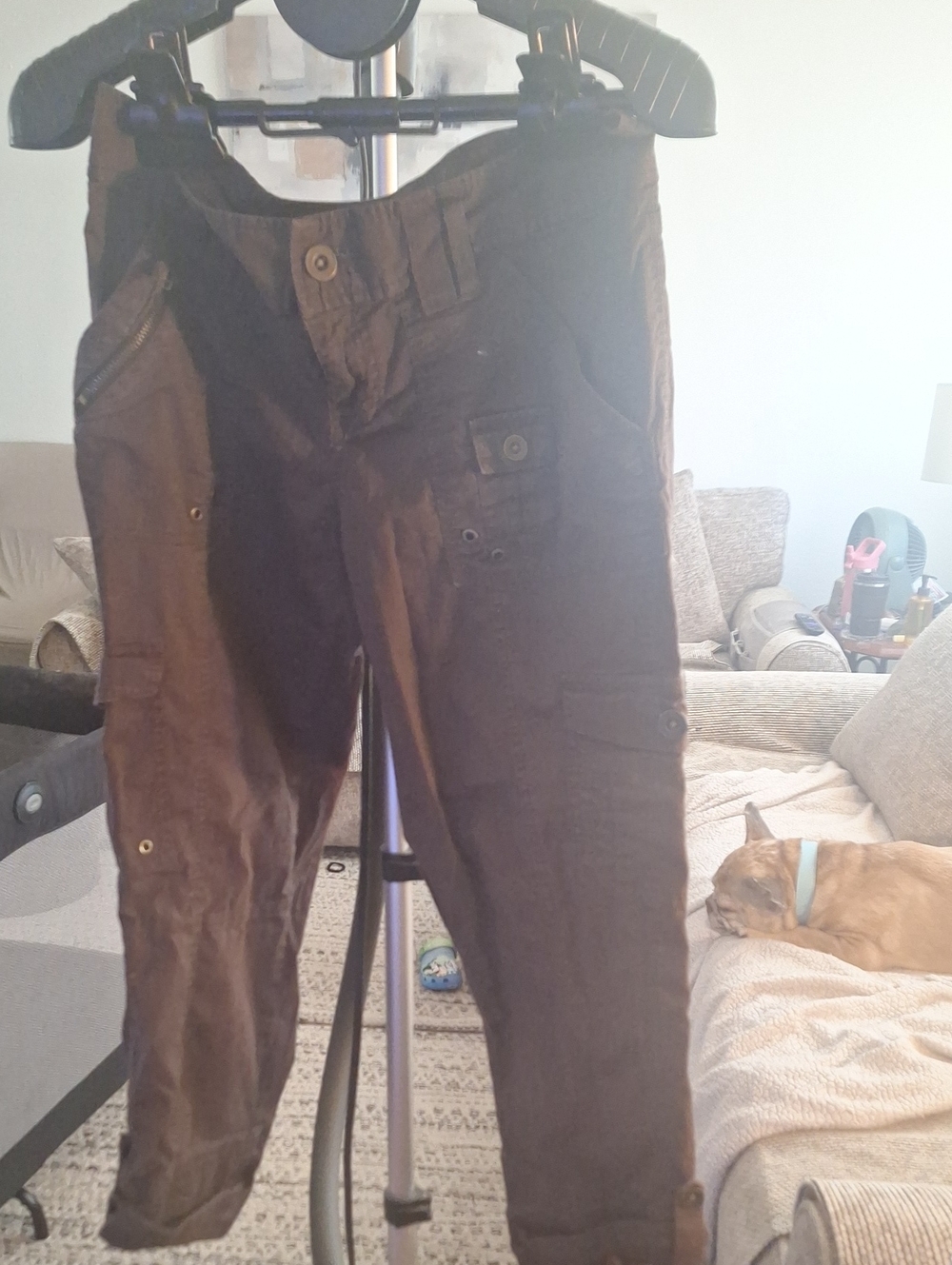 Apt. 9 Dark Brown Cargo Pants with Utility Pockets